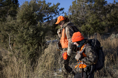 Two female hunters walk home without a shot, in colorado