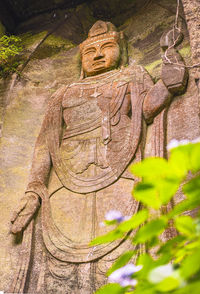 View of buddha statue