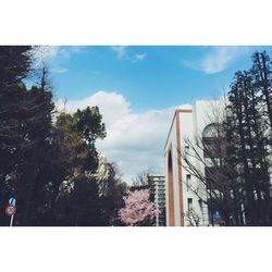 Low angle view of building against sky