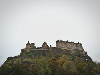 Low angle view of historic building against sky