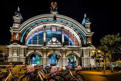 Low angle view of historical building