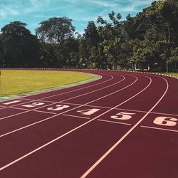 Running track from the past