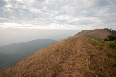 Scenic view of landscape against sky