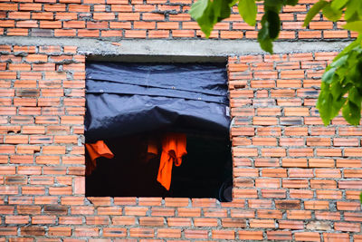 Close-up of brick wall