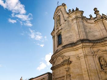 Low angle view of historical building against sky