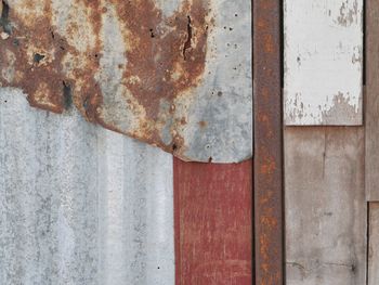 Close-up of rusty metal