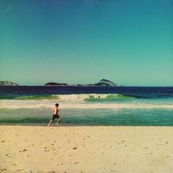 Scenic view of beach