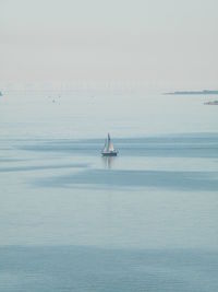 Boats in sea
