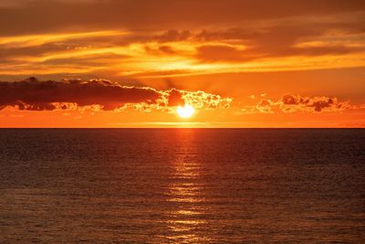 Sunset in sant elm, majorca, spain