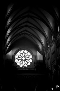 Low angle view of ceiling