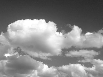 Low angle view of cloudy sky