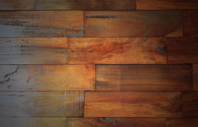 Full frame shot of wooden floor