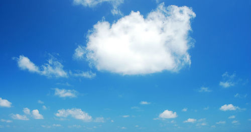 Low angle view of cloudy sky