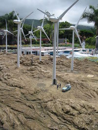 Playground on beach