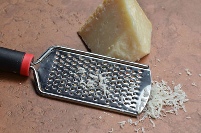 Chunk of hard parmesan cheese for grating