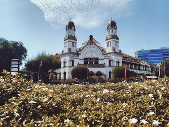 View of buildings in city