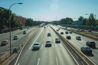 Traffic on highway