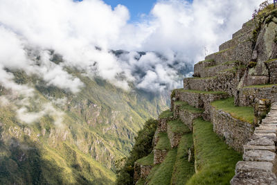 Panoramic view of mountain against sky