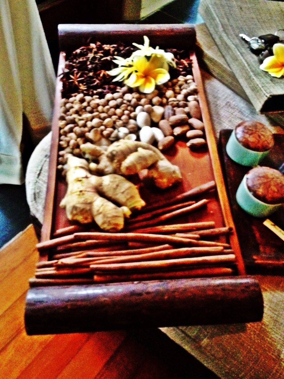 food and drink, food, freshness, indoors, healthy eating, high angle view, table, still life, cutting board, wood - material, variation, preparation, abundance, choice, vegetable, large group of objects, wooden, day, wood, meat