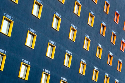 Full frame shot of yellow building