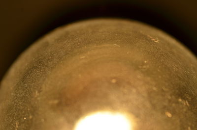 Close-up of beer in glass
