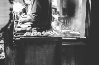 View of food on cutting board