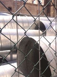 View of chainlink fence