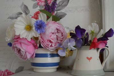 Close-up of flowers in vase