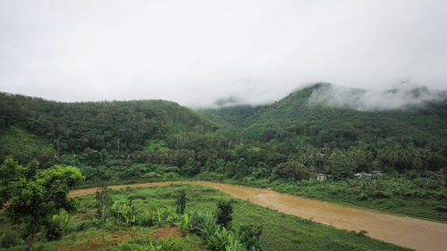 Scenic view of landscape against sky