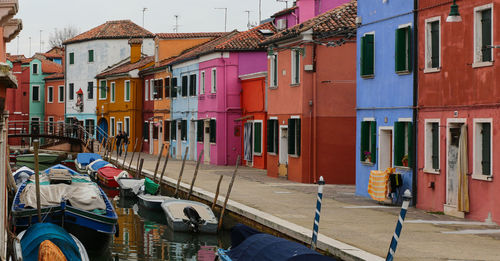 Residential buildings in city