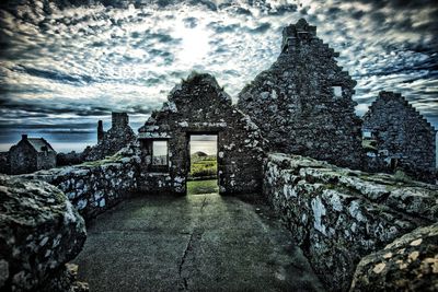 Old ruins against sky