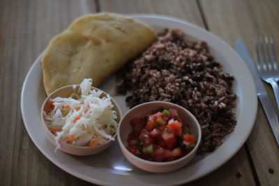 Close-up of food in plate