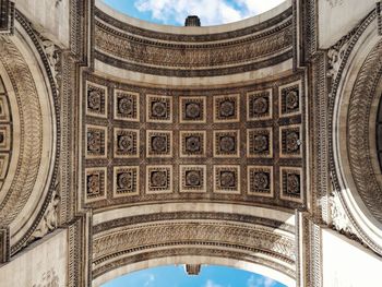 Low angle view of ceiling