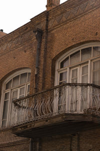 Low angle view of old building