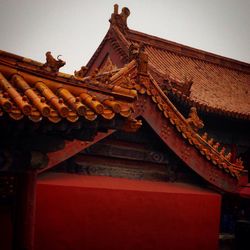 Low angle view of a temple