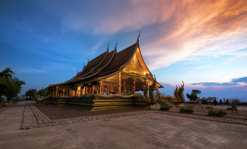 Temple against sky