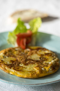 Close-up of food in plate