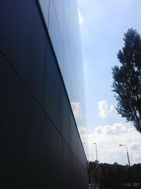 Low angle view of buildings against sky