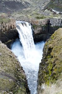 View of waterfall