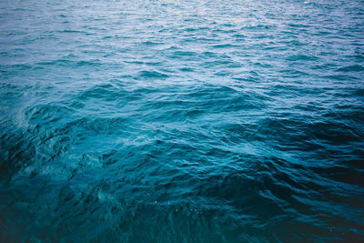 High angle view of swimming pool in sea