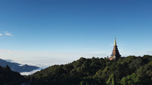 View of temple against sky