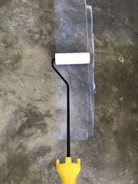 Close-up of electric lamp against wall