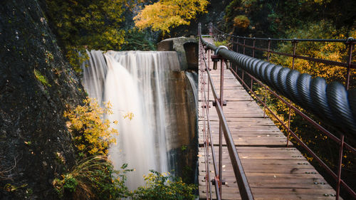 View of bridge over water