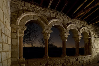 Low angle view of historical building