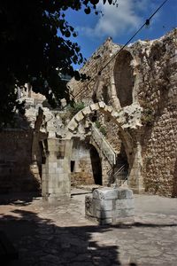 View of old ruins