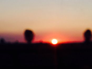 Scenic view of sunset