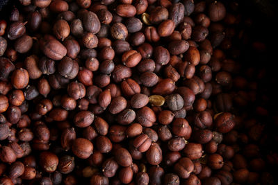Full frame shot of coffee beans