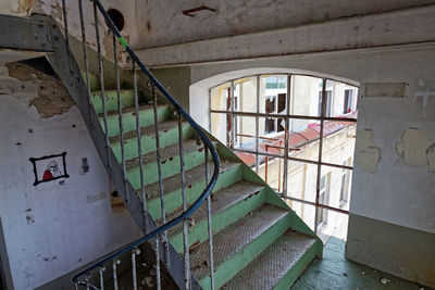 Staircase in building