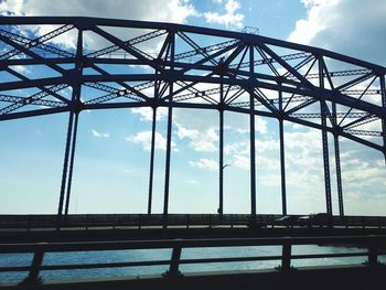 Low angle view of built structure against sky