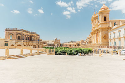 View of historic building against sky